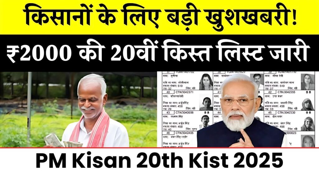 PM Kisan 20th Kist 2025